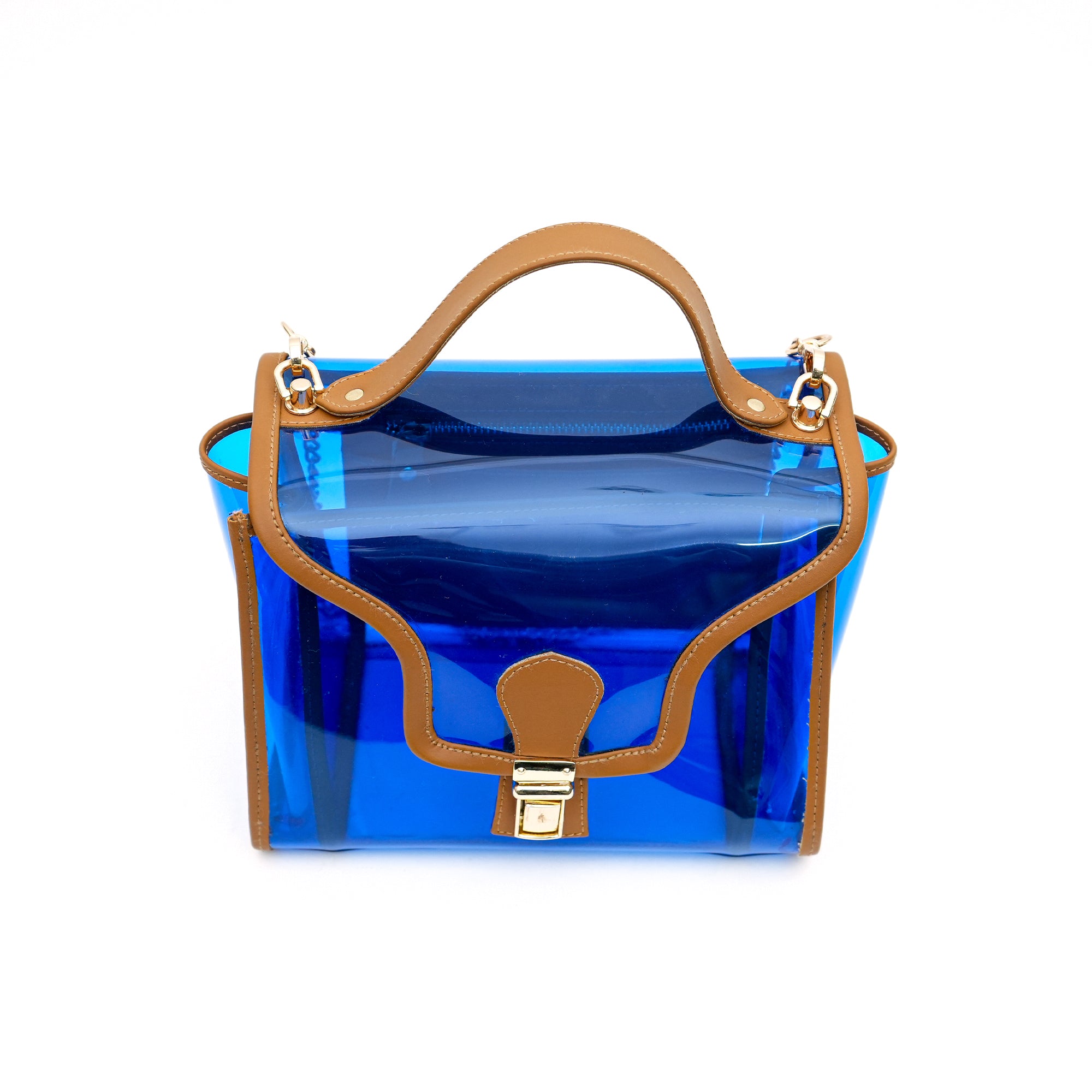 Blue Transparent Premium Sling Bag for Women