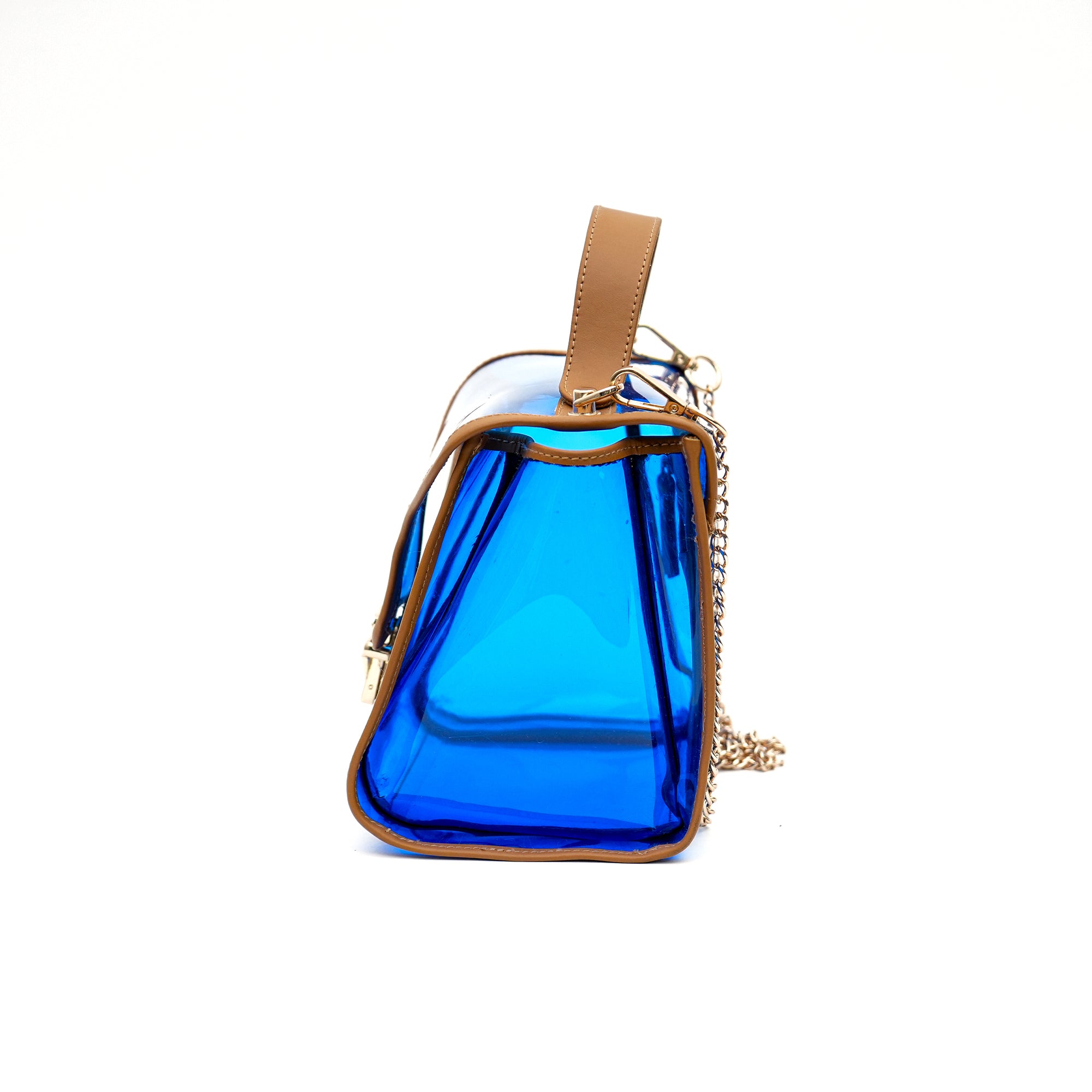 Blue Transparent Premium Sling Bag for Women