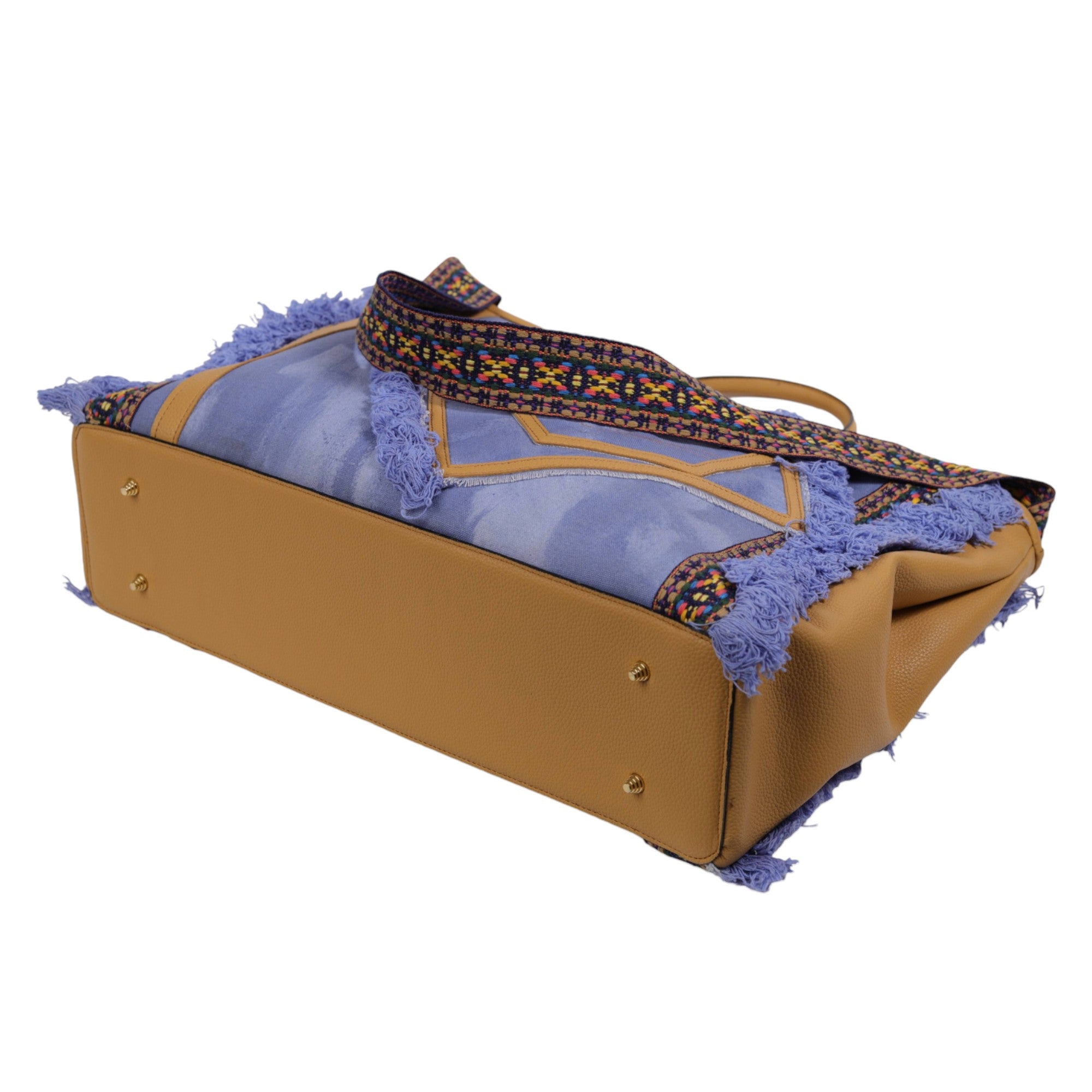 Canvas and High-Quality PU Shoulder Bag for Women