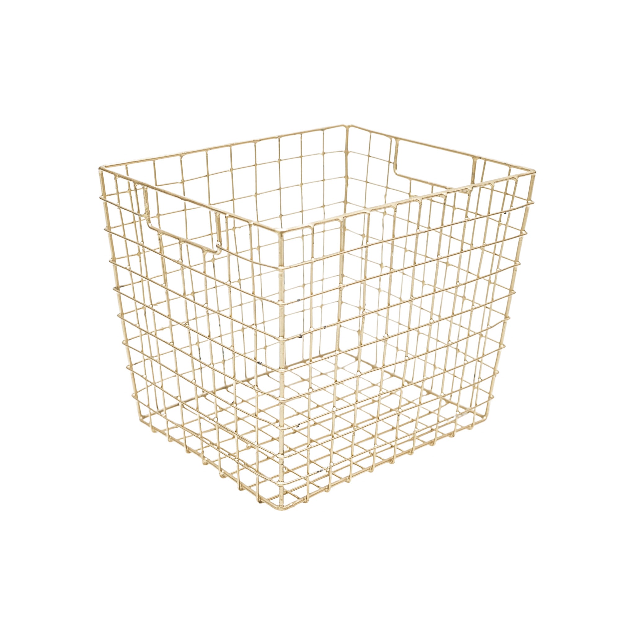 Gold Multi-purpose Metal Big Basket