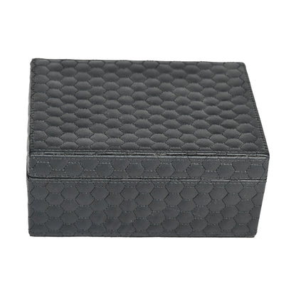 Black Leatherite Storage Box