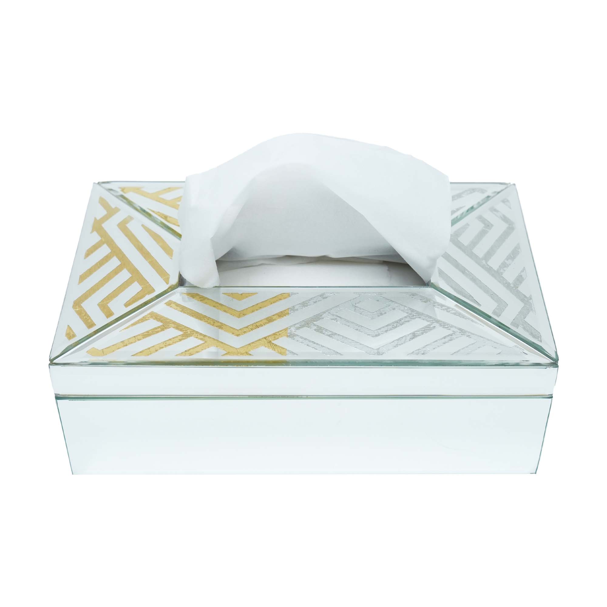 Luxury Decorative Glass Tissue Box