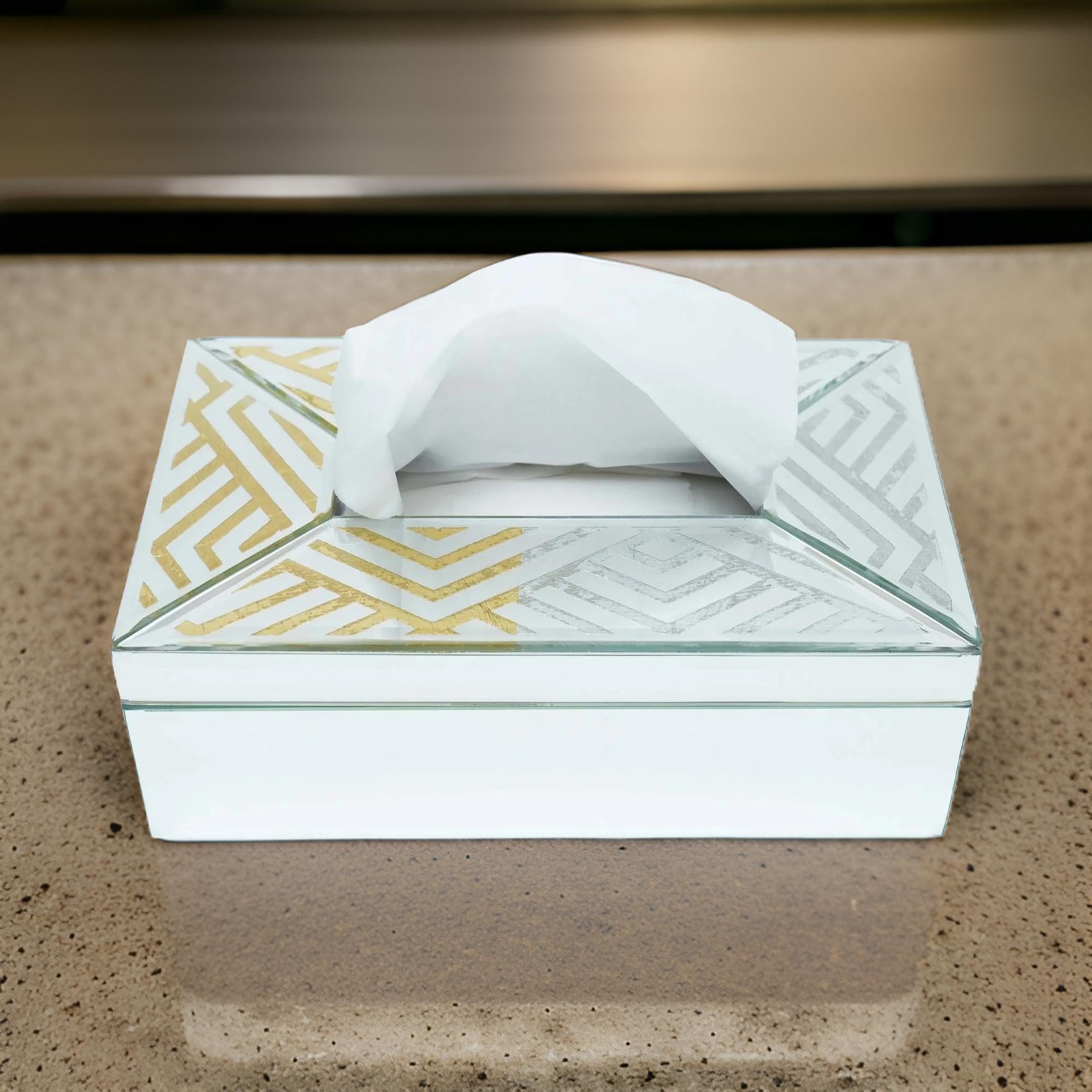 Luxury Decorative Glass Tissue Box