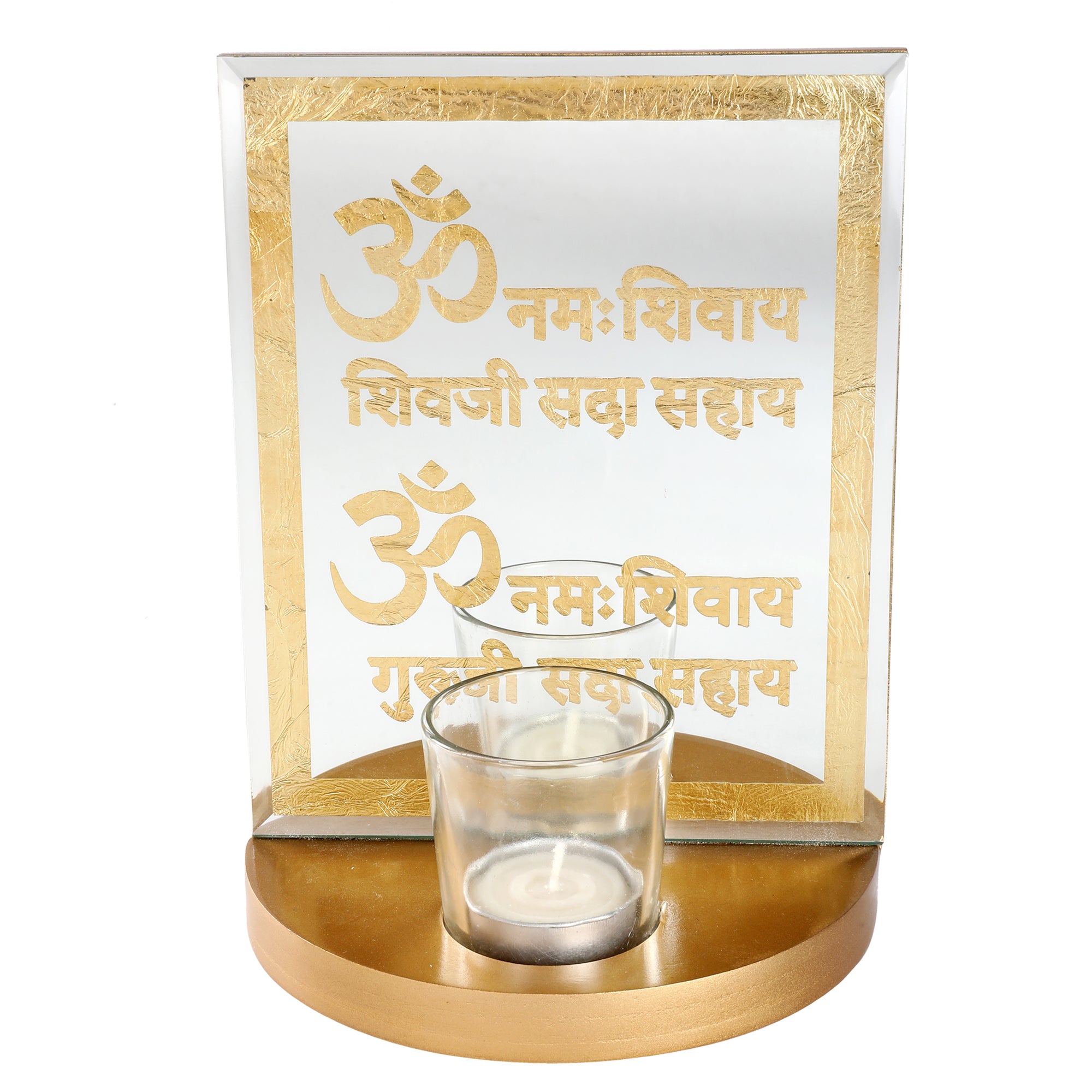 Om Namah Shivaya MANTRA JAAP Guruji Table top for Worship-Decoration-TH-191