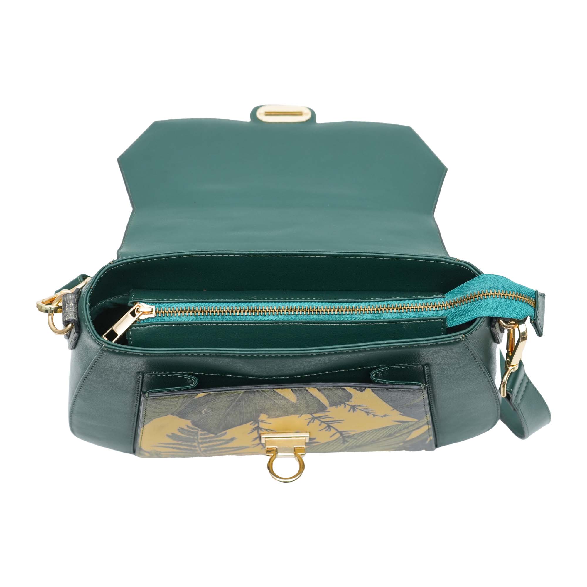 Jungle Lush Top Handle Bag