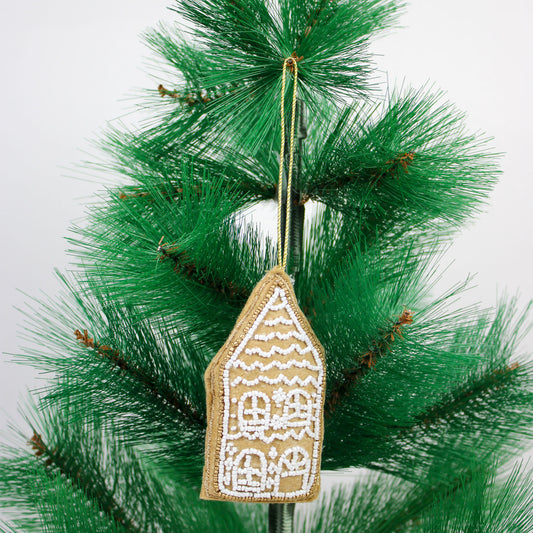 Set of 3 Beaded Christmas Tree Hanging Ornament