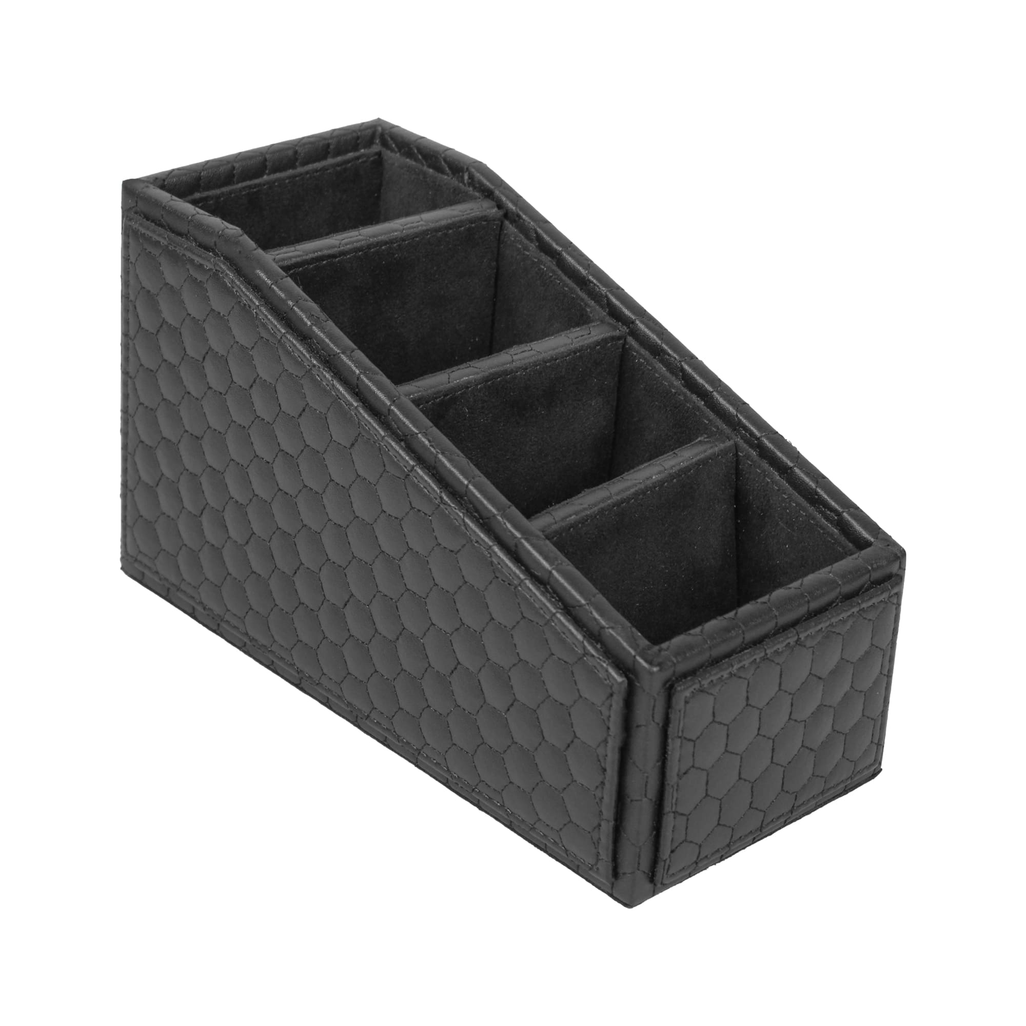 Premium Black Leatherite Remote Holder