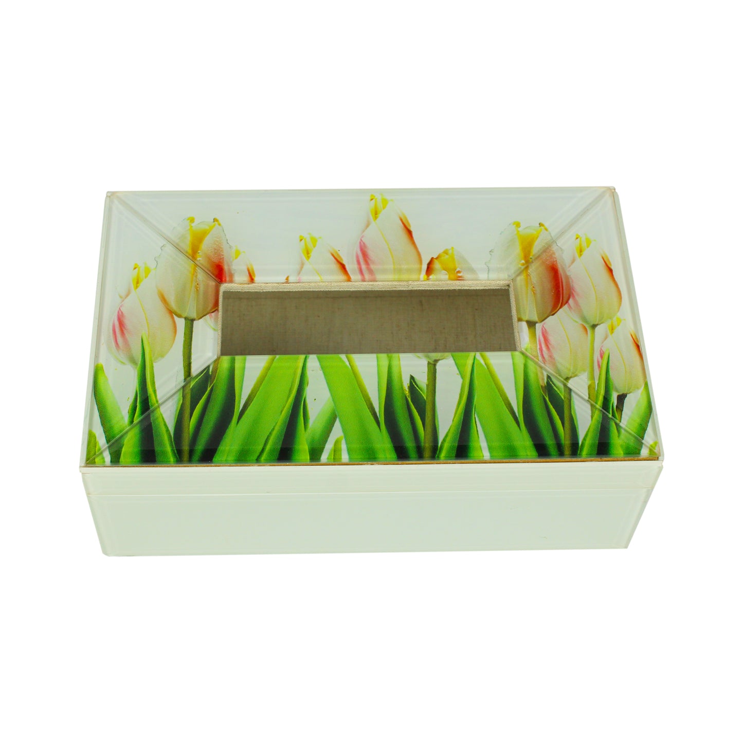 Tulip Design Tissue Box