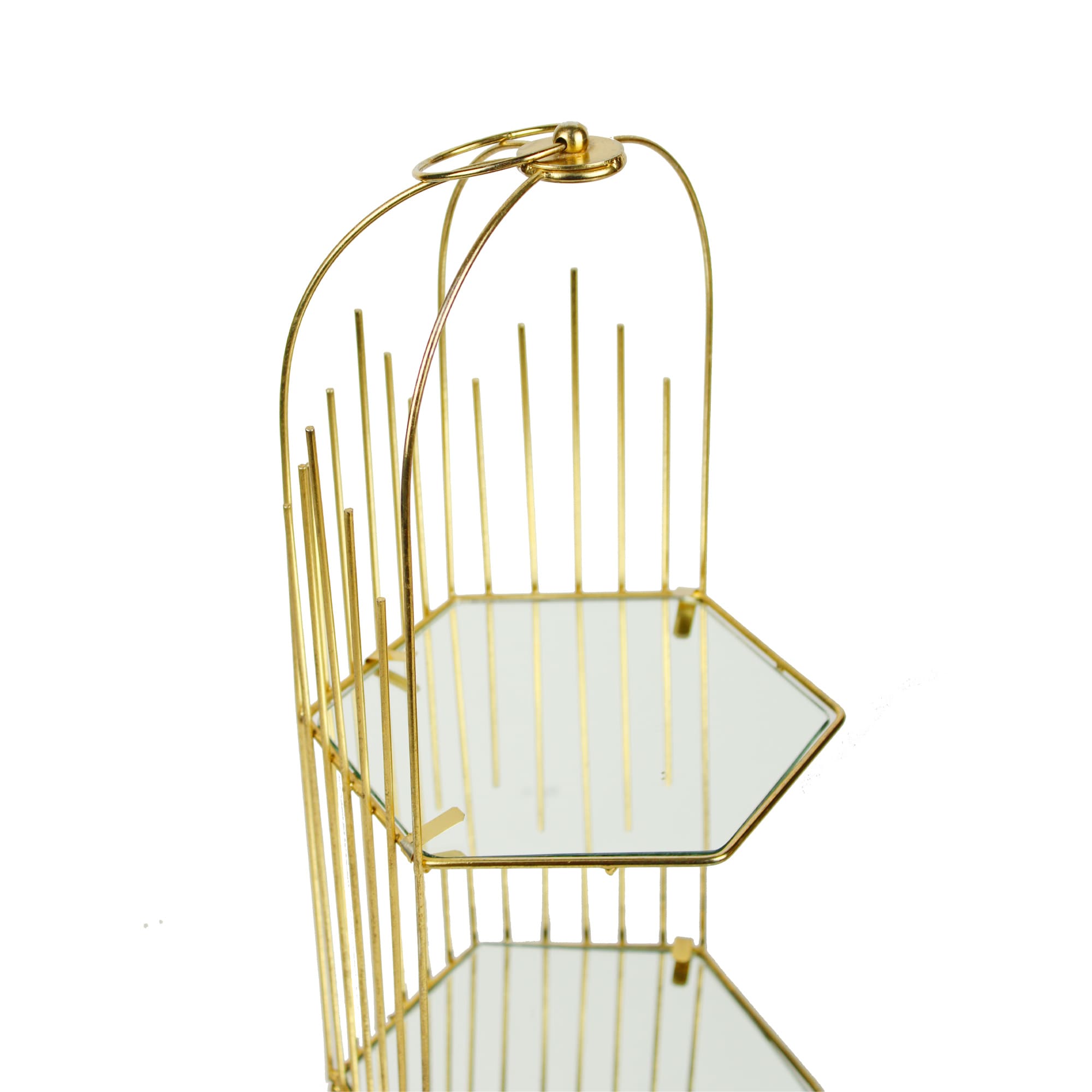 Dresser Makeup Organizer (Large, Cage Shaped)