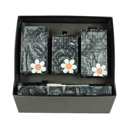 Daisy Flower Resin Bath Set of 4 Pcs.