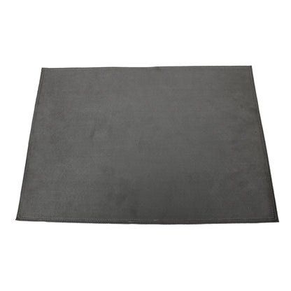 Set of 2 Pcs Grey Leatherette Placemat