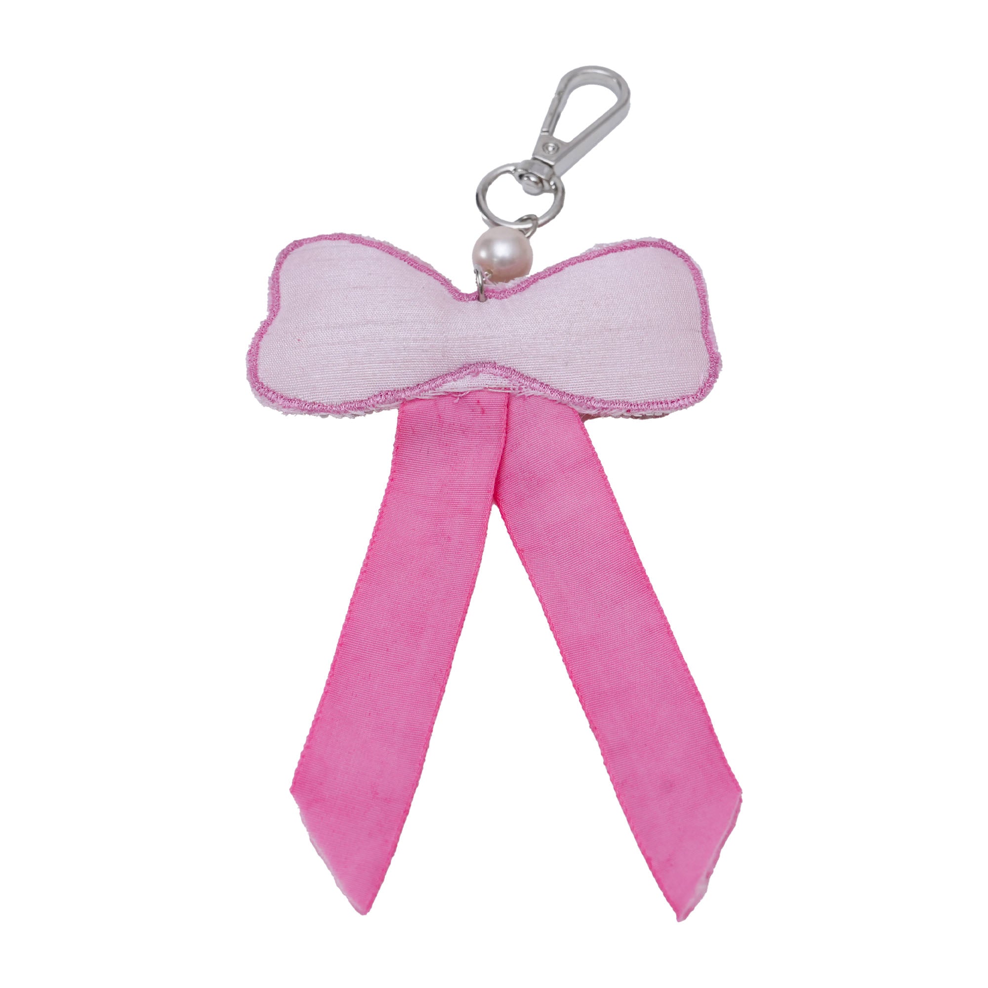 Bow Shaped Sequin Bag Charm for Valentine's Day