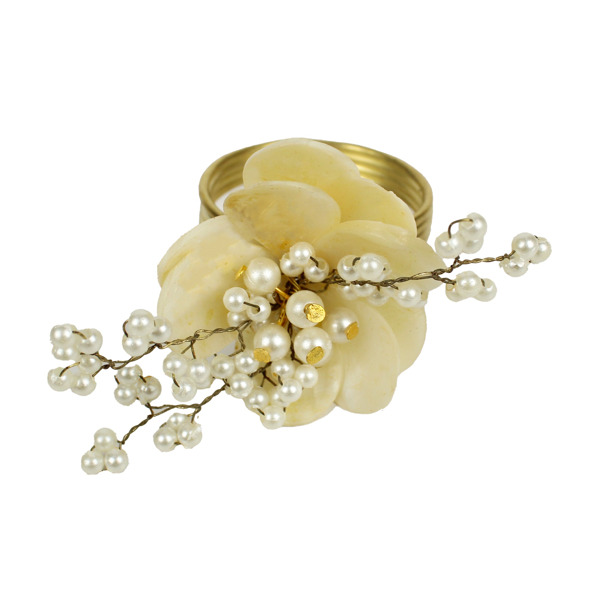 Jeweled Napkin Ring Set of Four