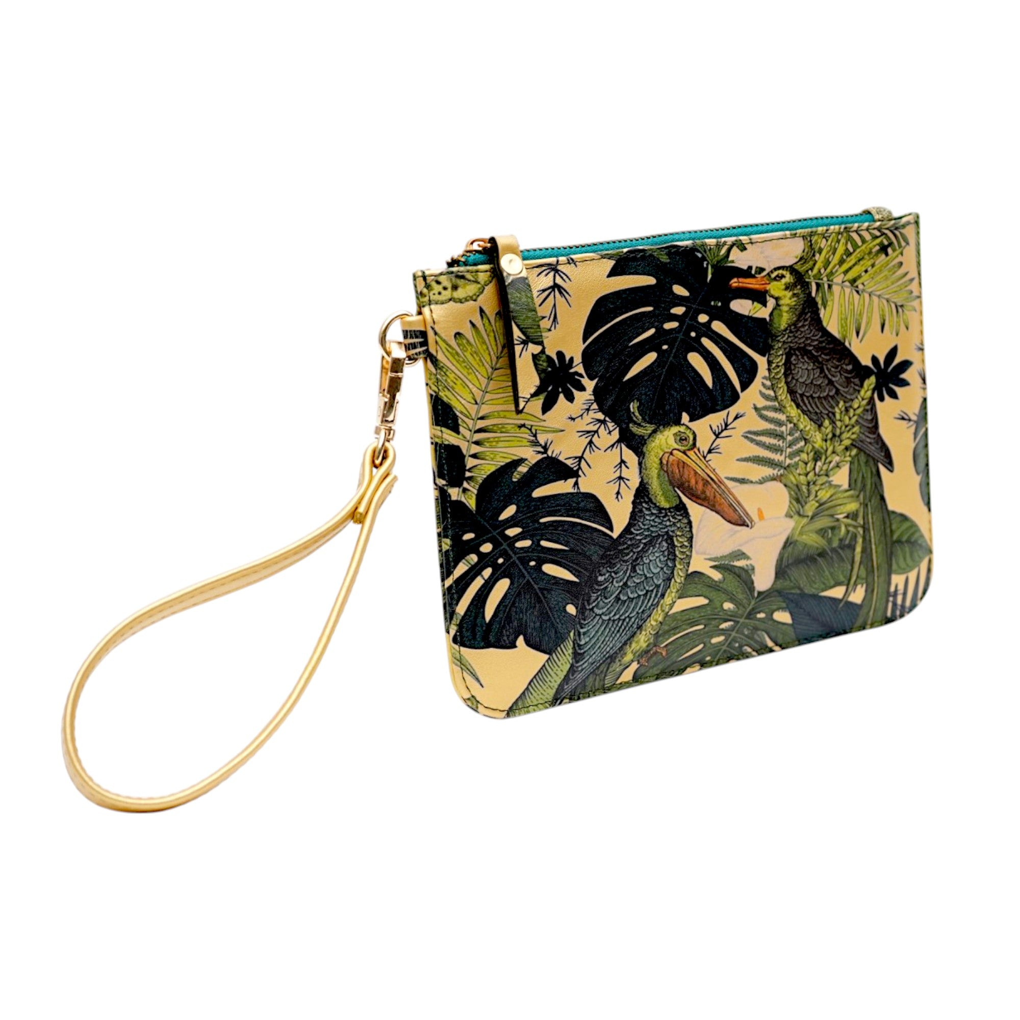 Jungle Lush Top Zipper Pouch