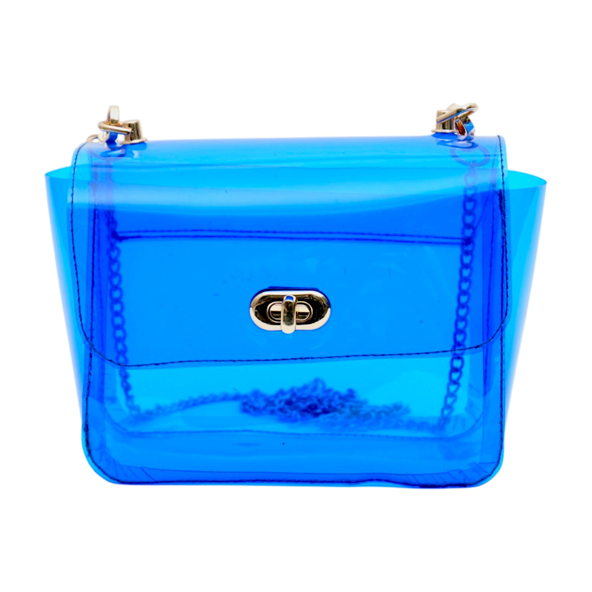 Blue Transparent Premium Sling Bag for Women