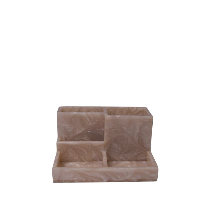 Sleek Resin Multipurpose Bathroom & makeup Holder