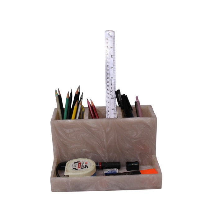  Sleek Resin Multipurpose Bathroom & makeup Holder 