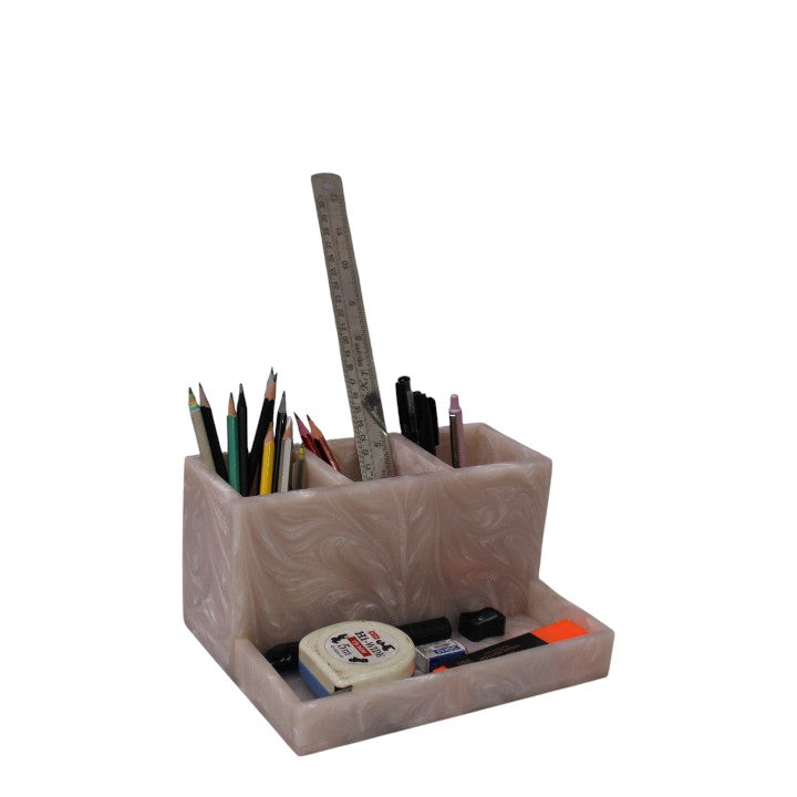 Sleek Resin Multipurpose Bathroom & makeup Holder