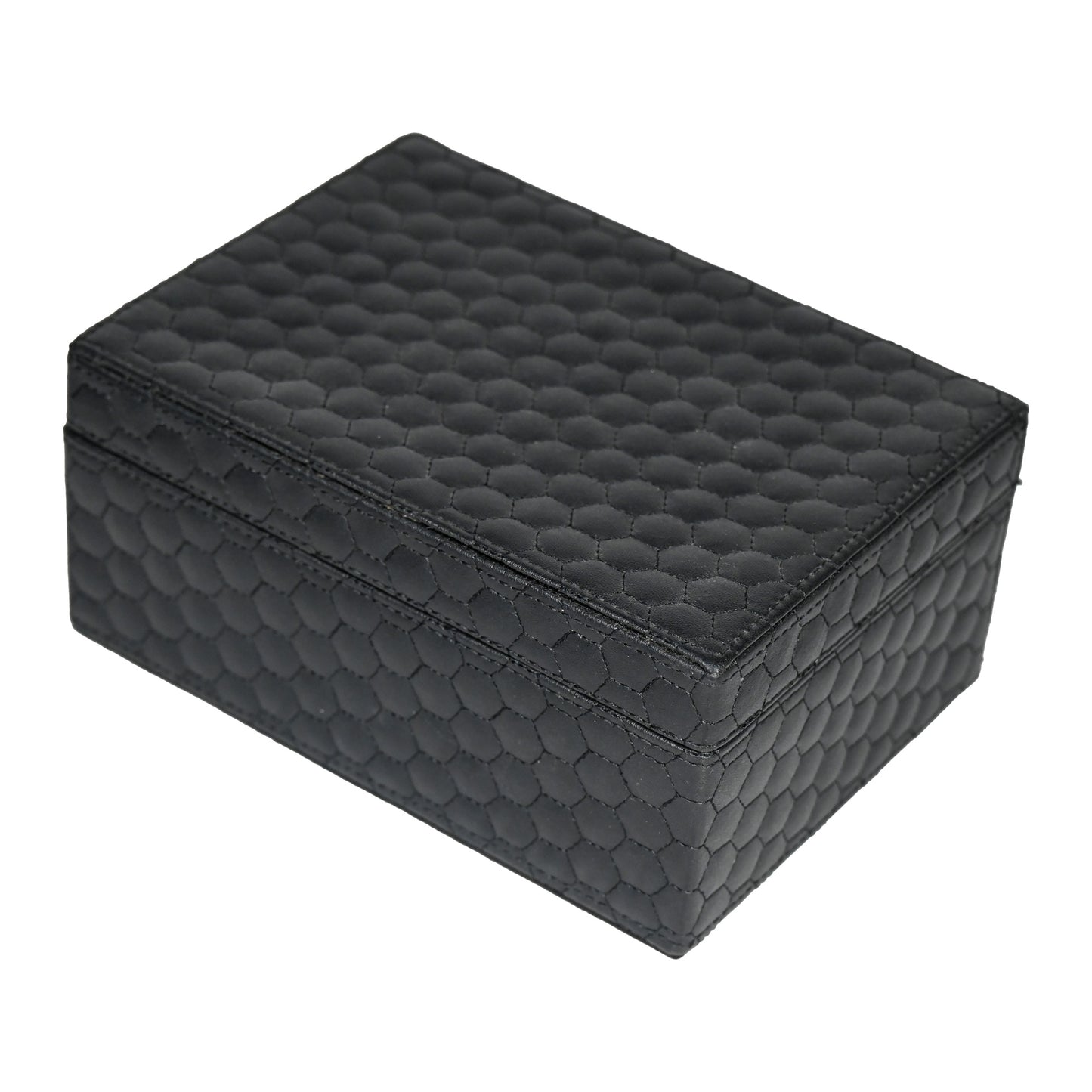 Black Leatherite Storage Box