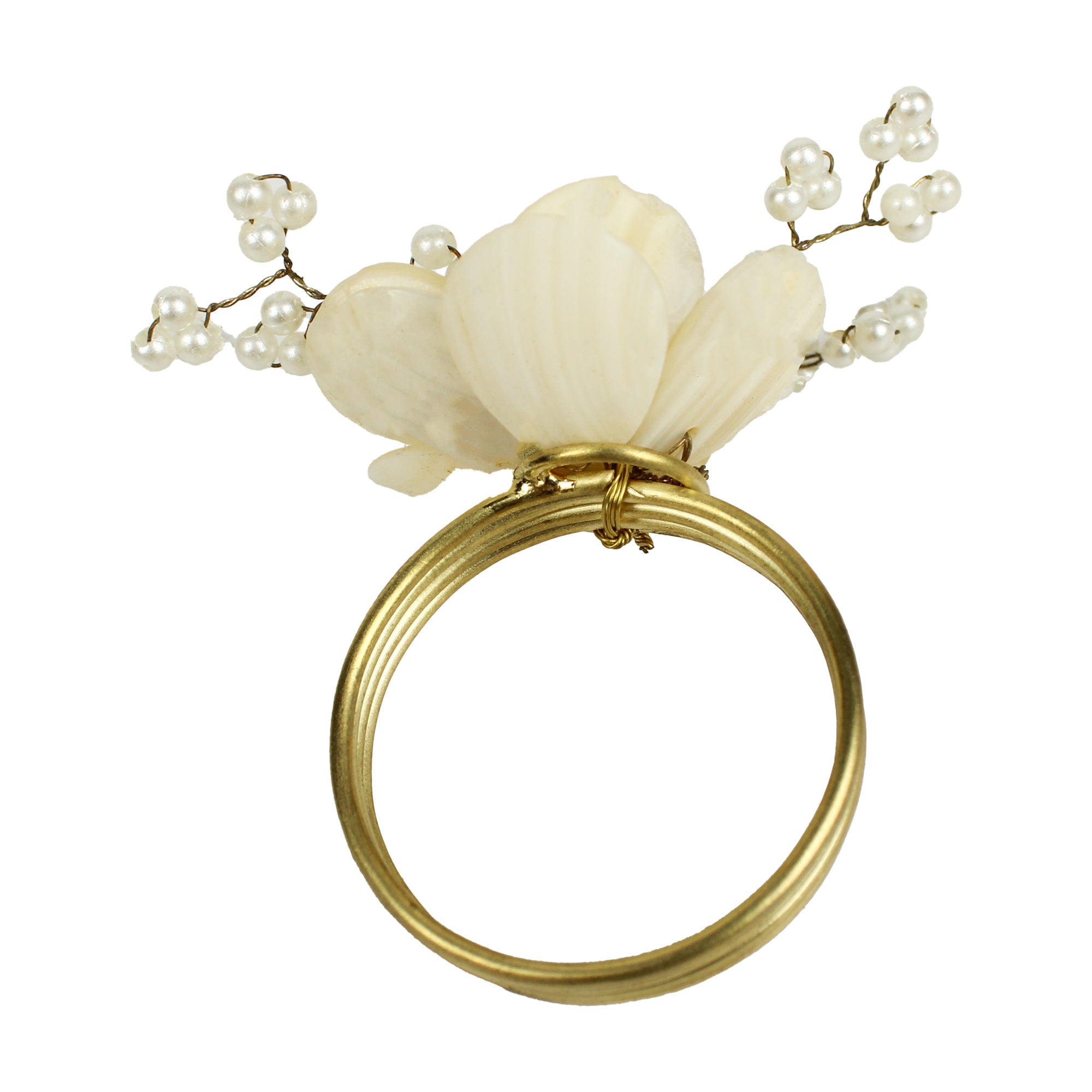 Jeweled Napkin Ring Set of Four