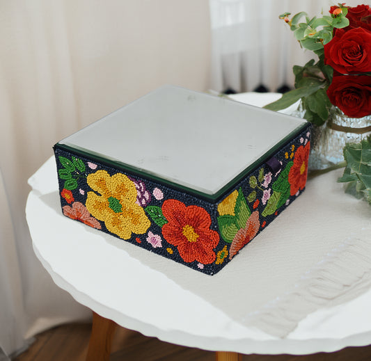 Beaded Multipurpose Storage Box