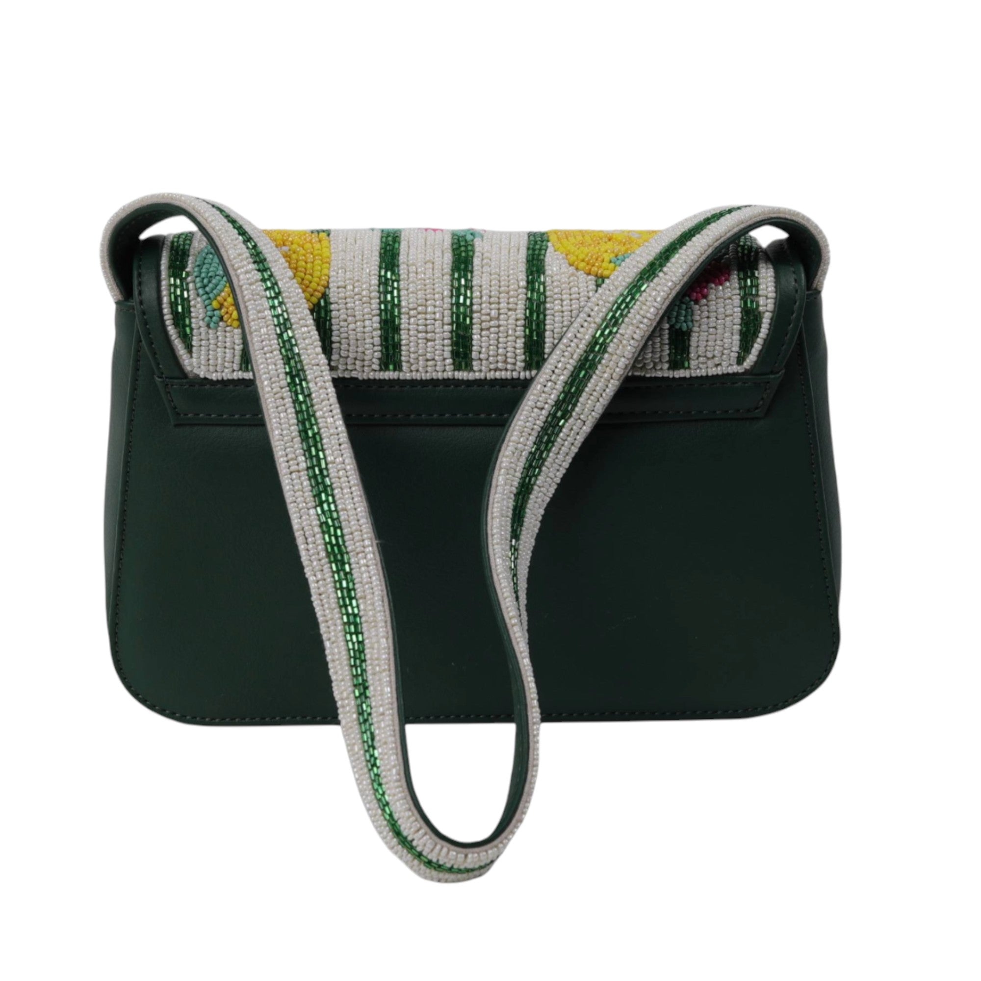 Hand-Embroidered Shoulder Bag