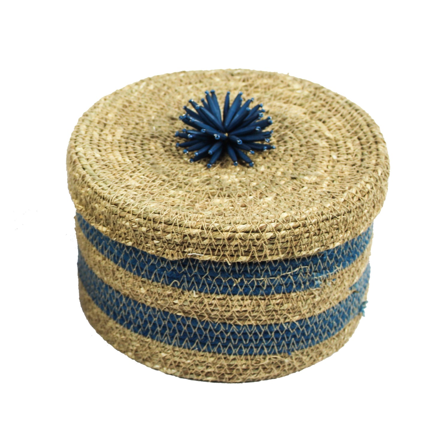 Set of 2 Sea Grass Basket with Lid