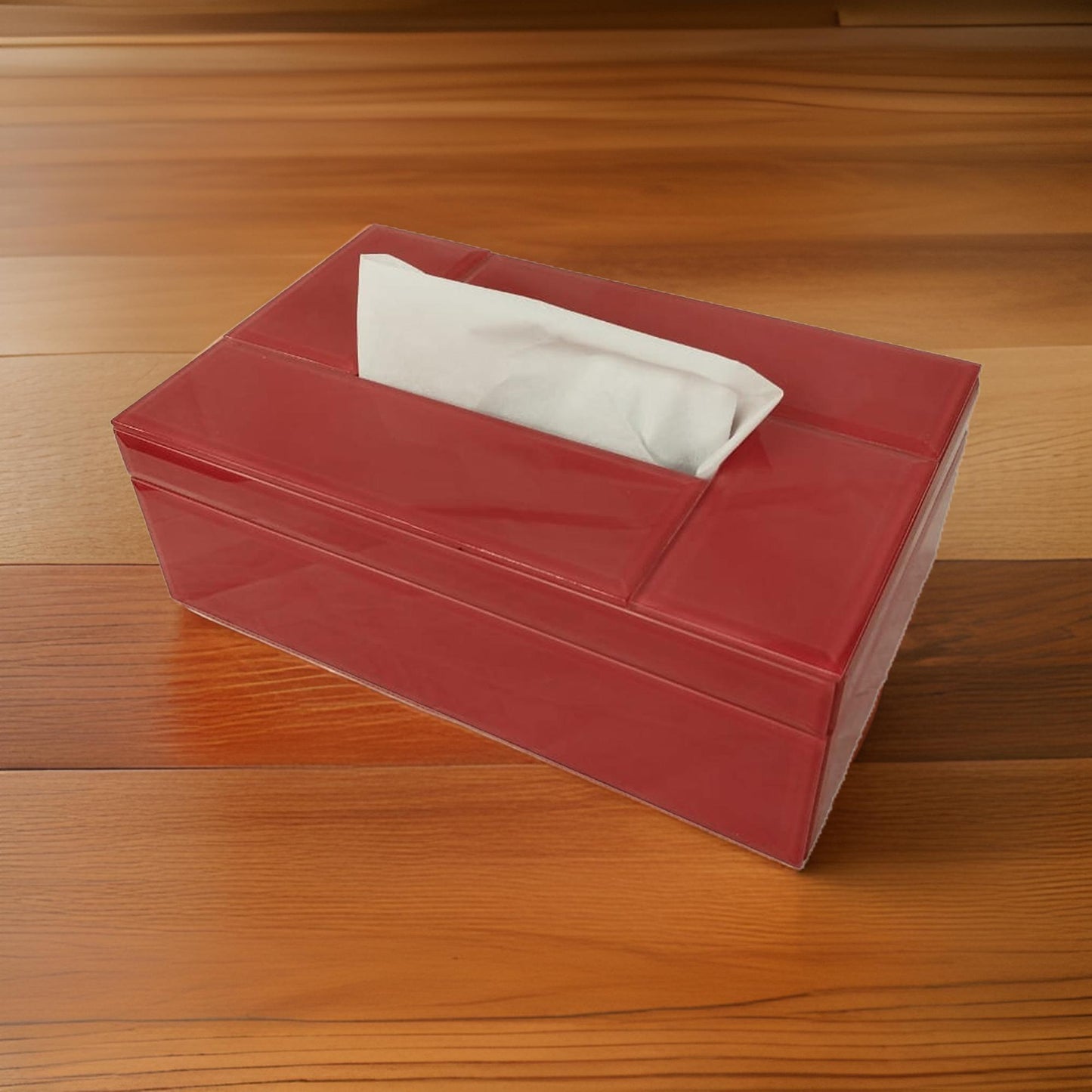 Red Color Mirror Tissue Box for Valentine's Day TH-4492