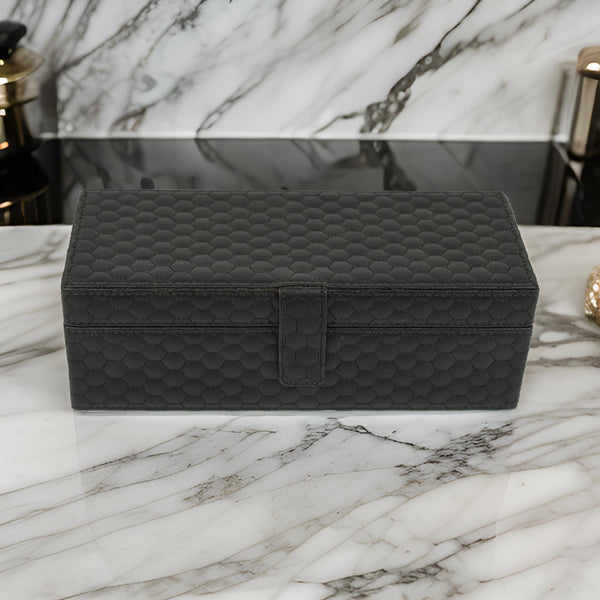 Black Leatherite Utility Box