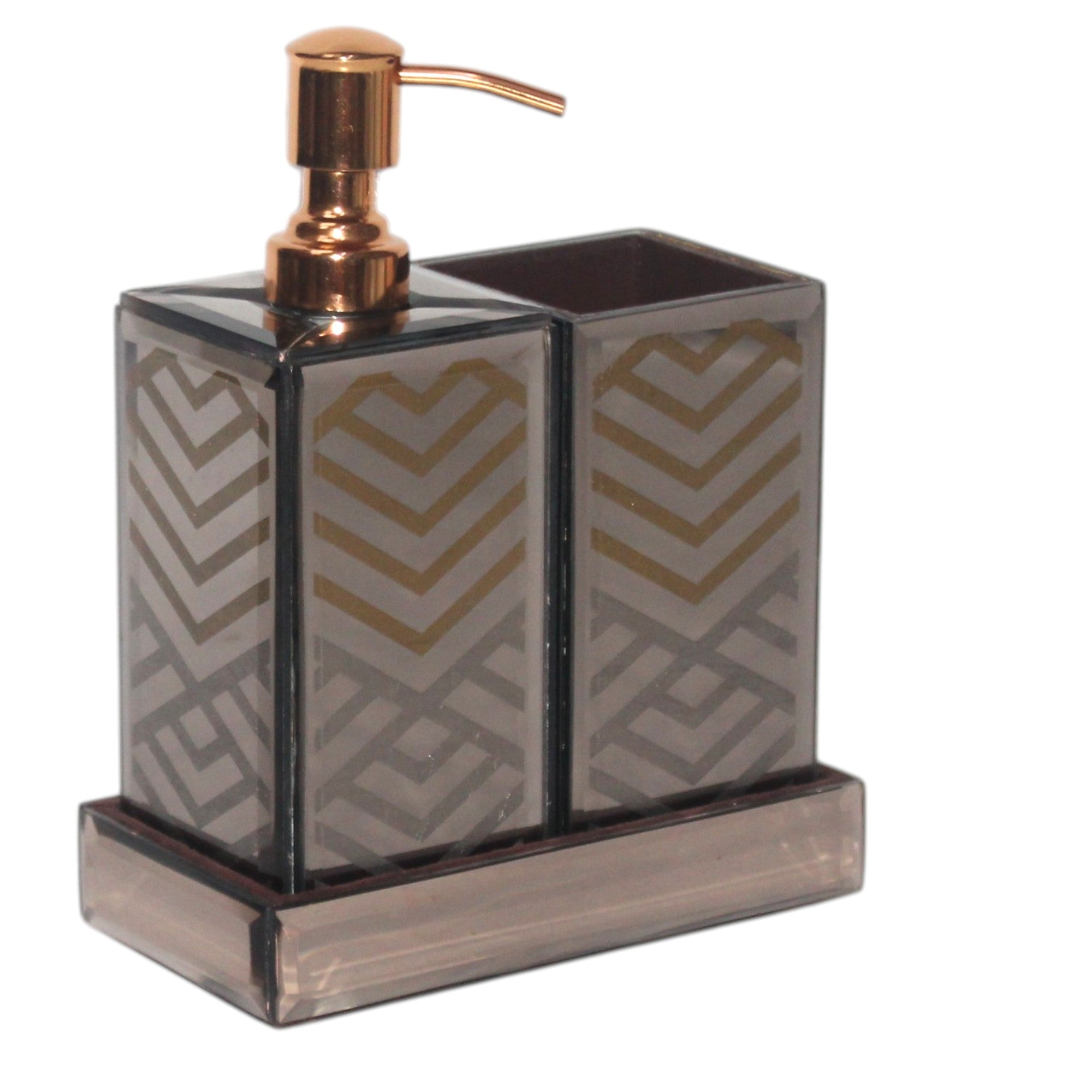 Two-Pieces Brown Bathroom Set for Modern Bathrooms