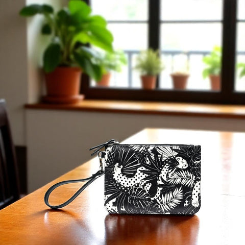 Cheetah Charm Zipper Pouch