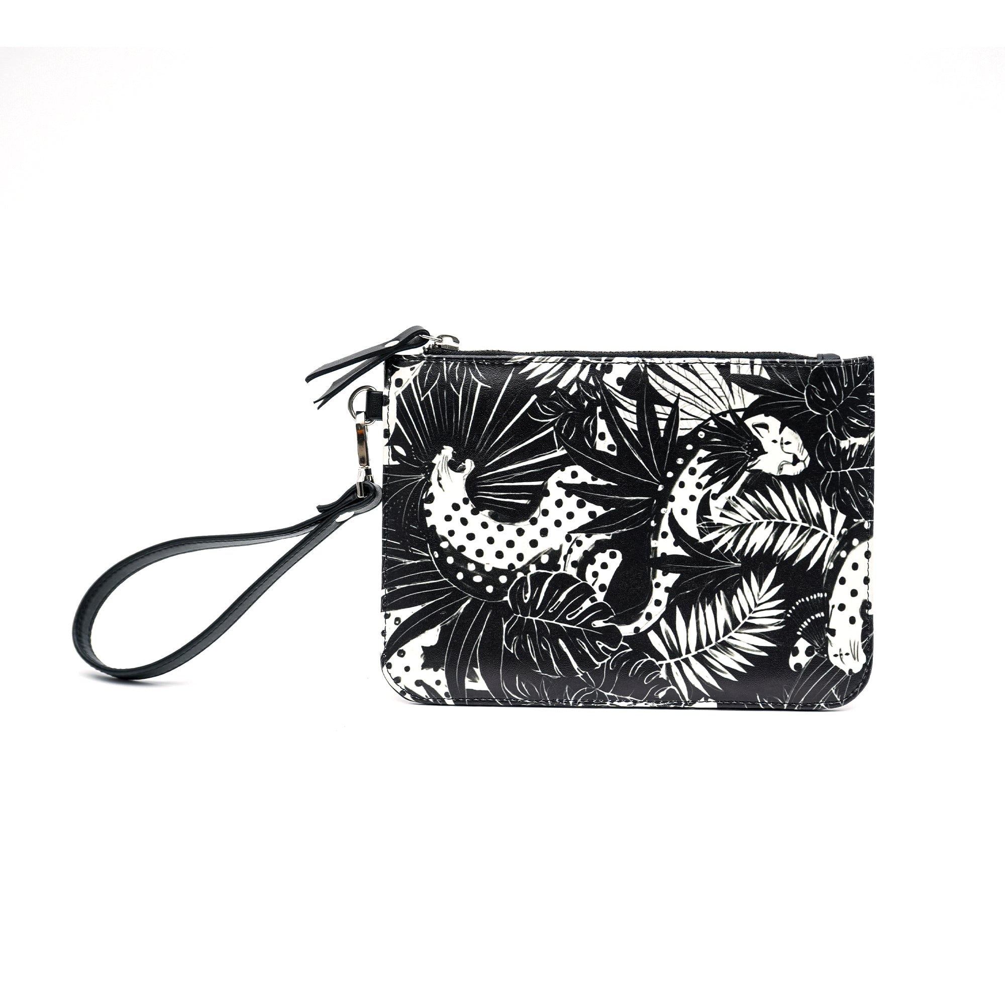 Cheetah Charm Zipper Pouch