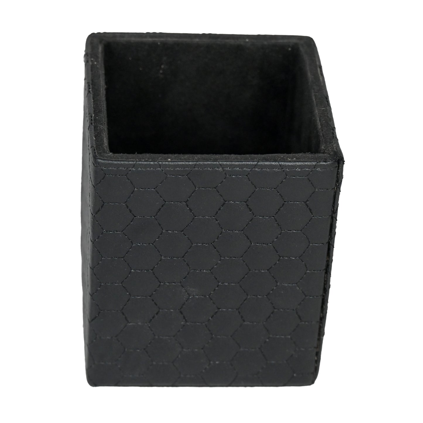 Black Leatherite Pen Holder