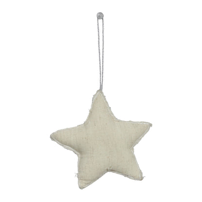 Set of 3 Sequin Star Shaped Christmas Ornament