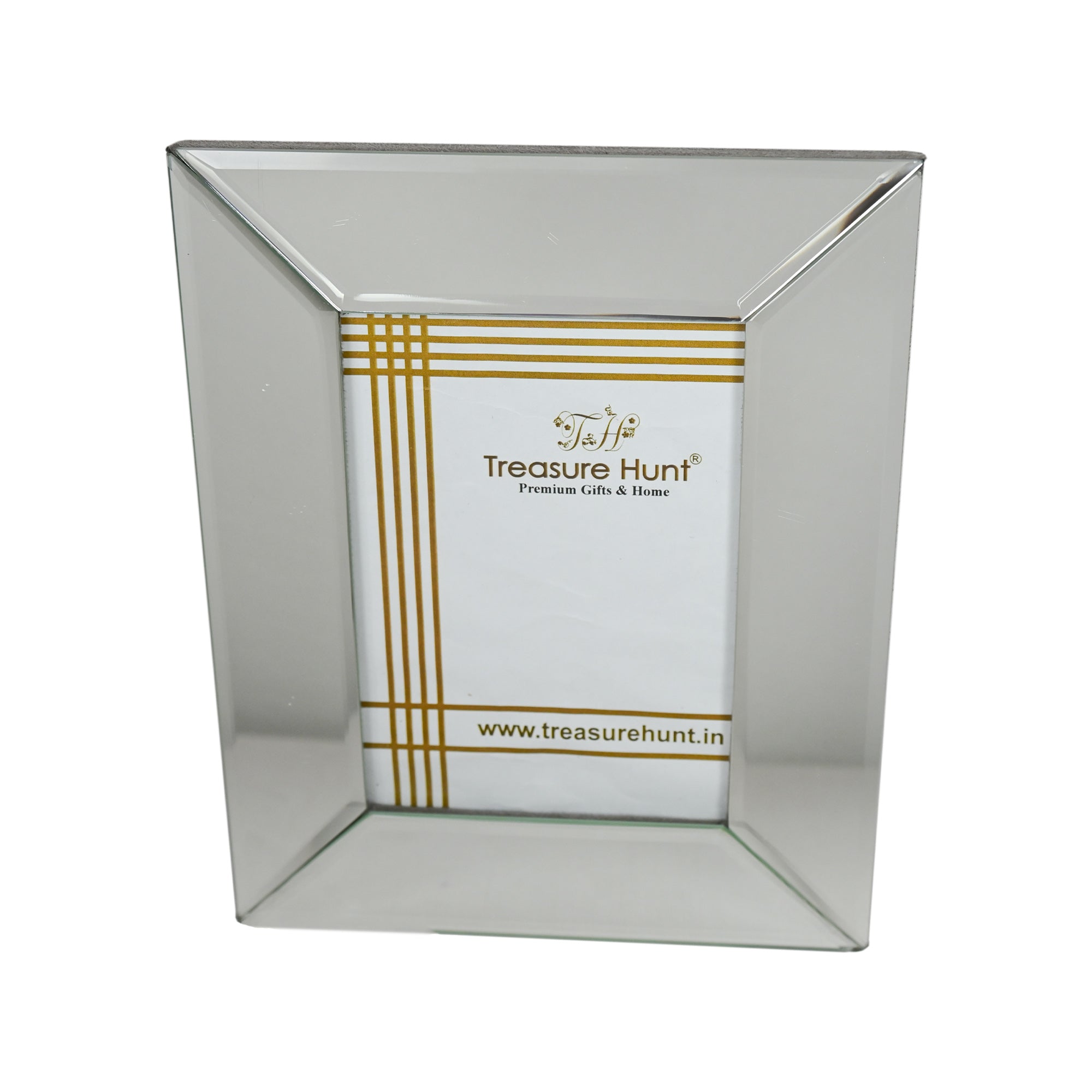 Premium Silver Mirror Hamper Set of 4