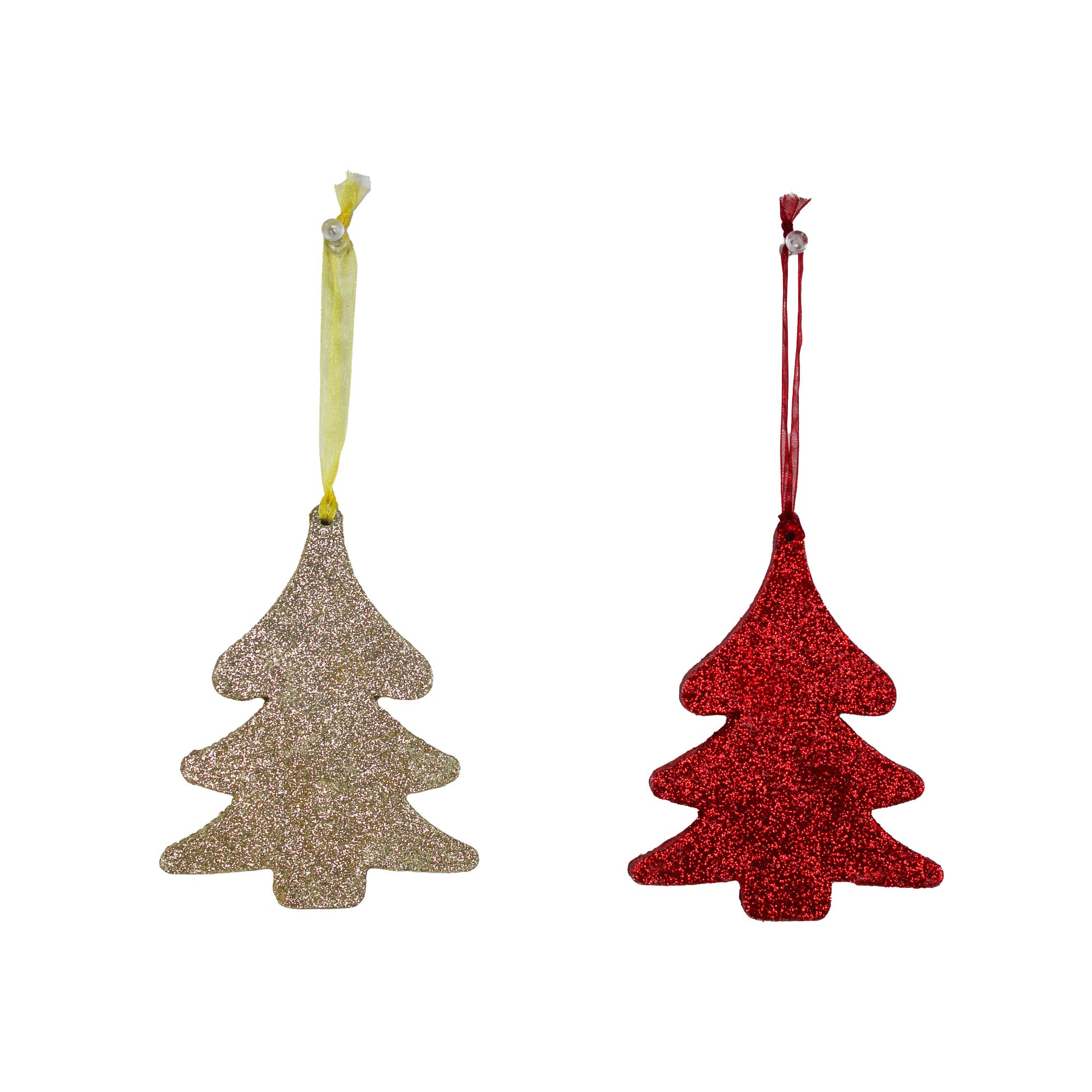 Set of 2 Christmas Tree Hanging Ornament