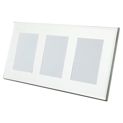 Silver Glass Triple Picture Frames Picture