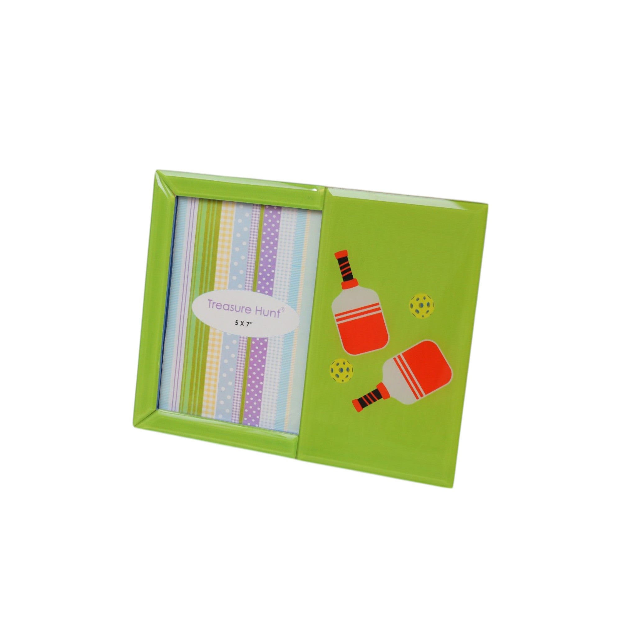 Premium Glass Photo Frame with Pickle Ball Design