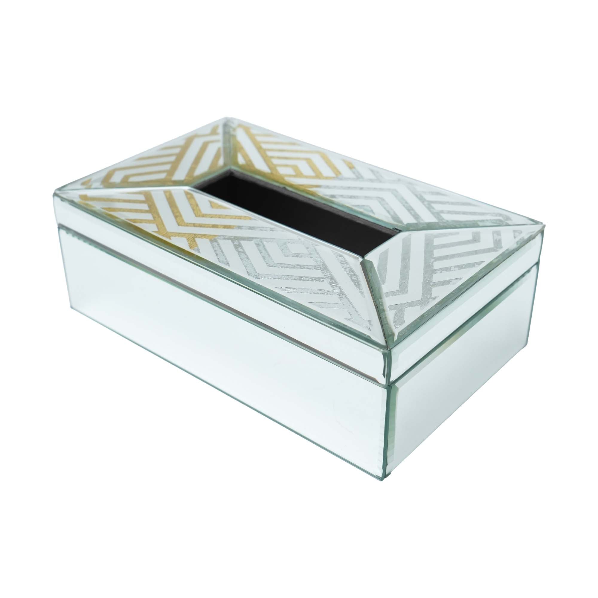 Luxury Decorative Glass Tissue Box