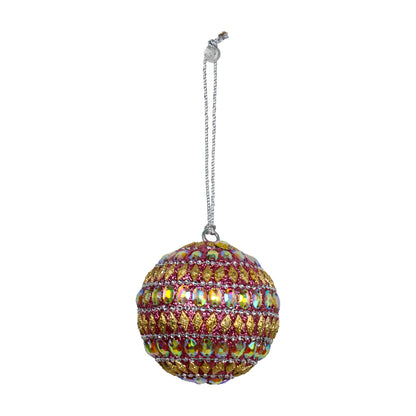 Set of 2 Christmas Hanging Decorative Balls