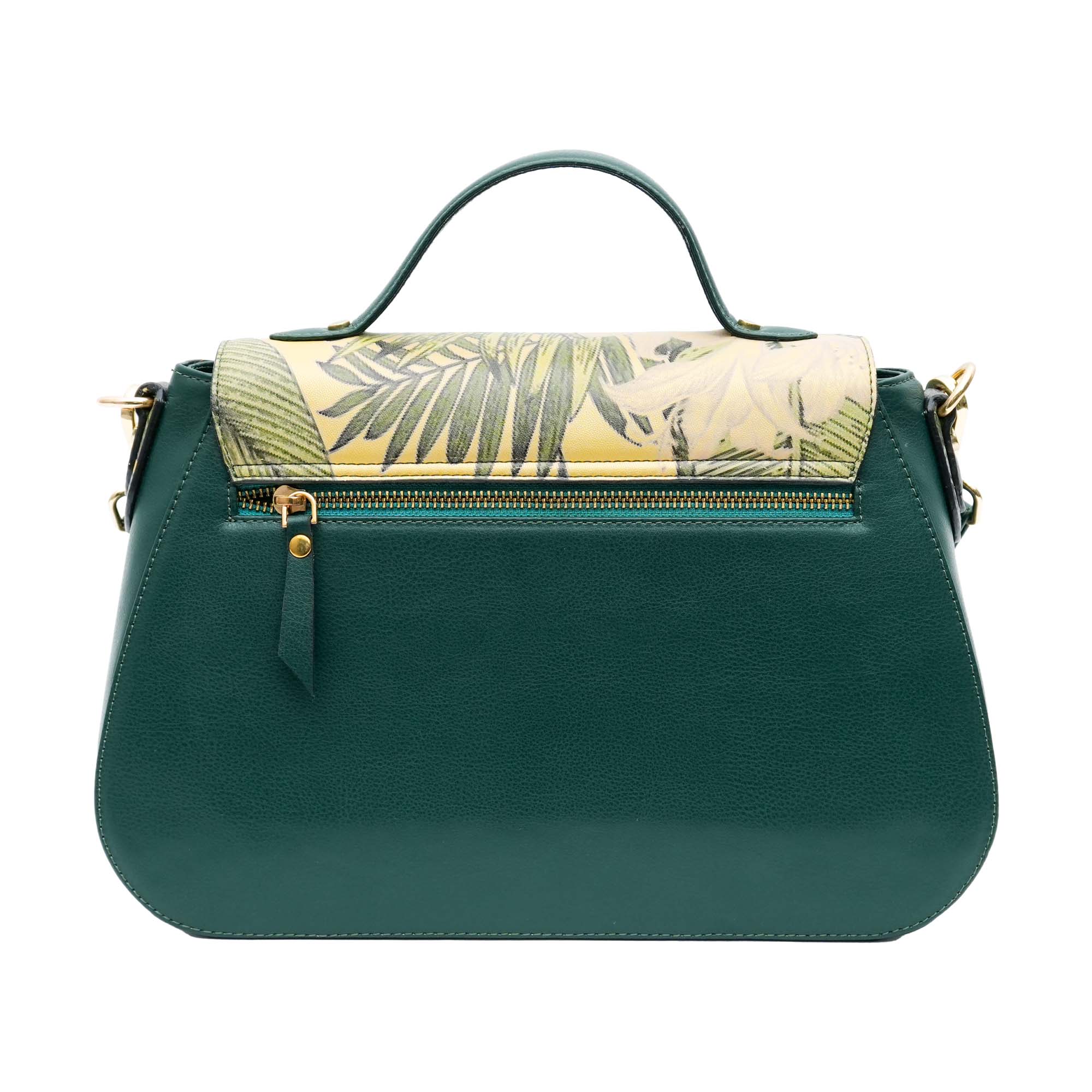 Jungle Lush Top Handle Bag
