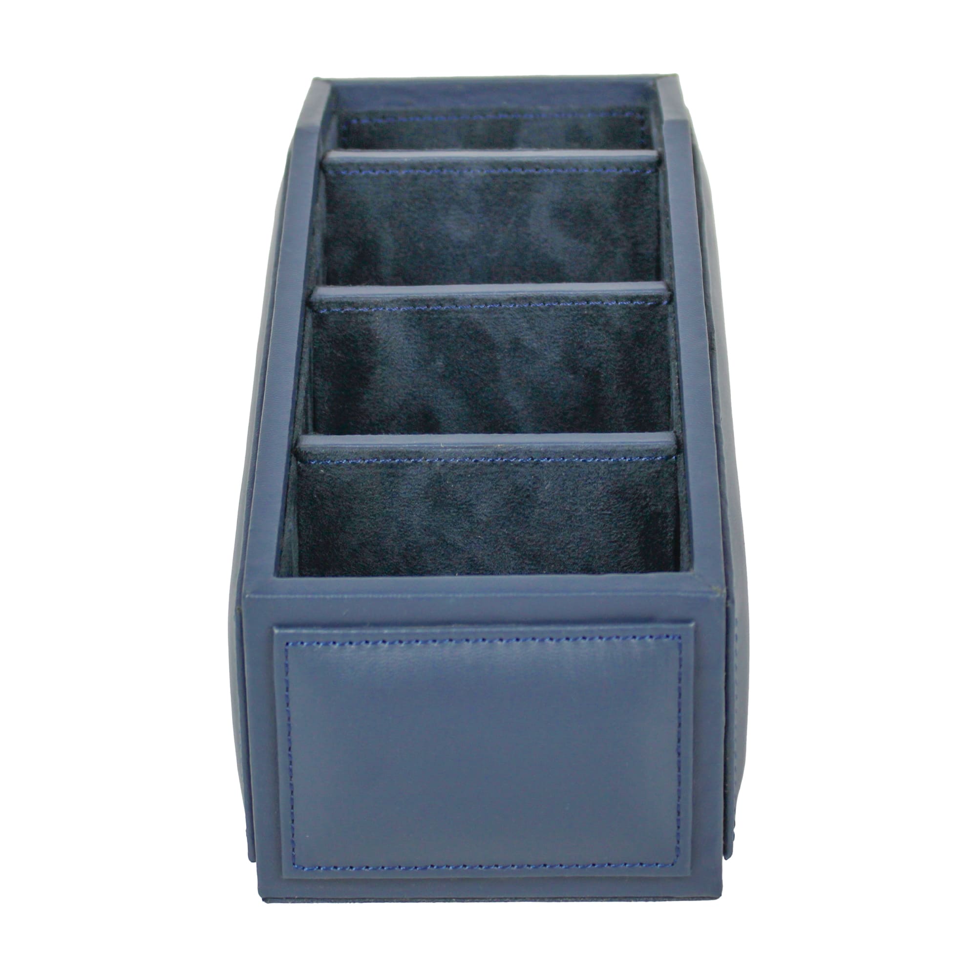 Premium Blue Leatherite Remote Holder