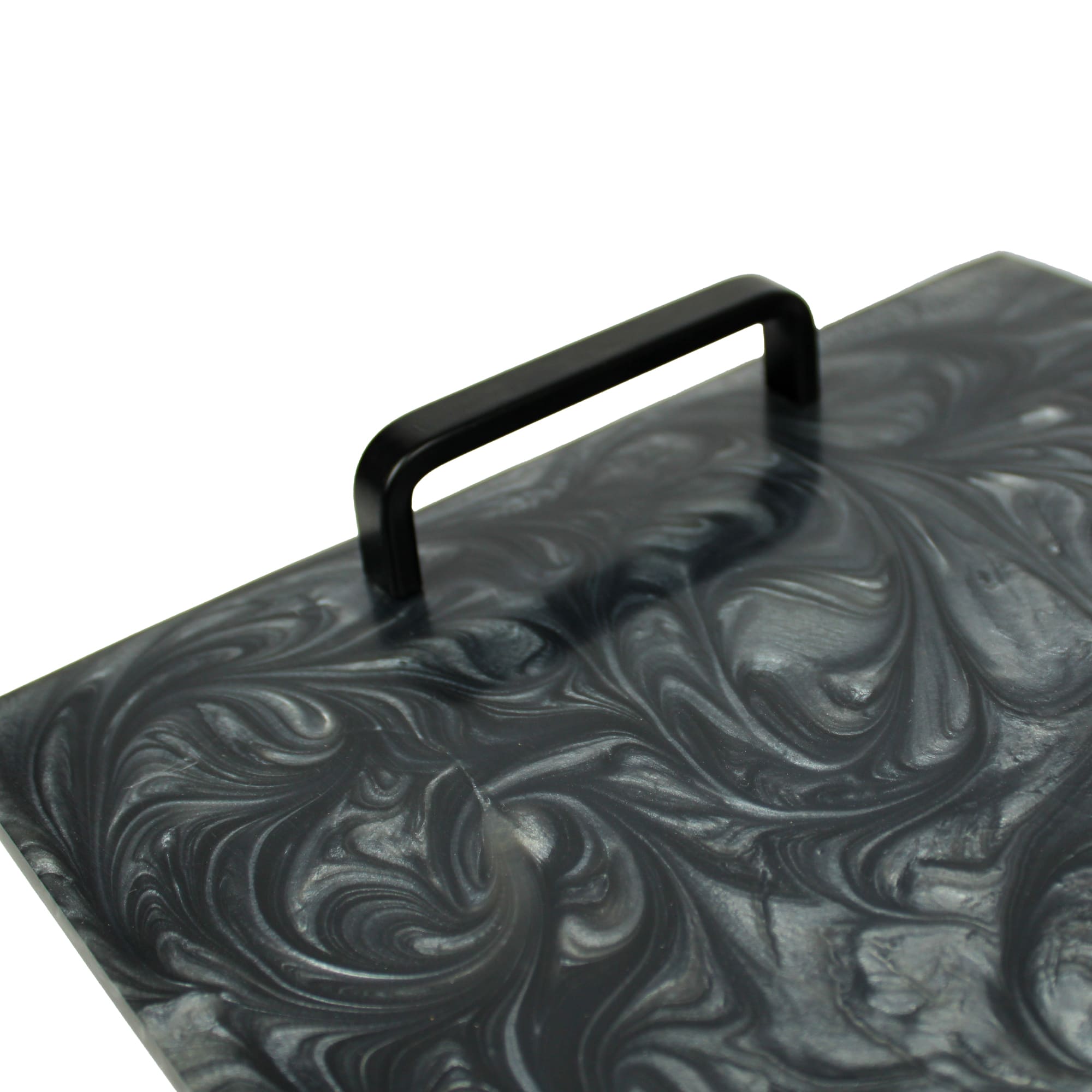 Black Resin Utility Tray-TH-4946