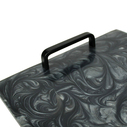 Black Resin Utility Tray