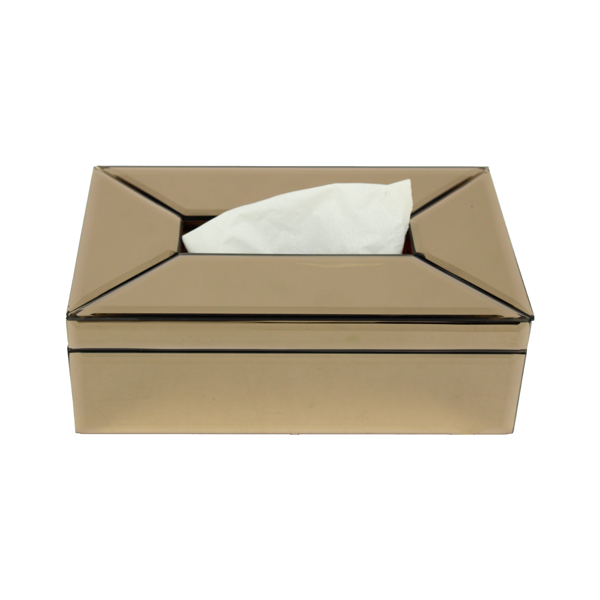 Premium Brown Mirror Hamper Set of 3