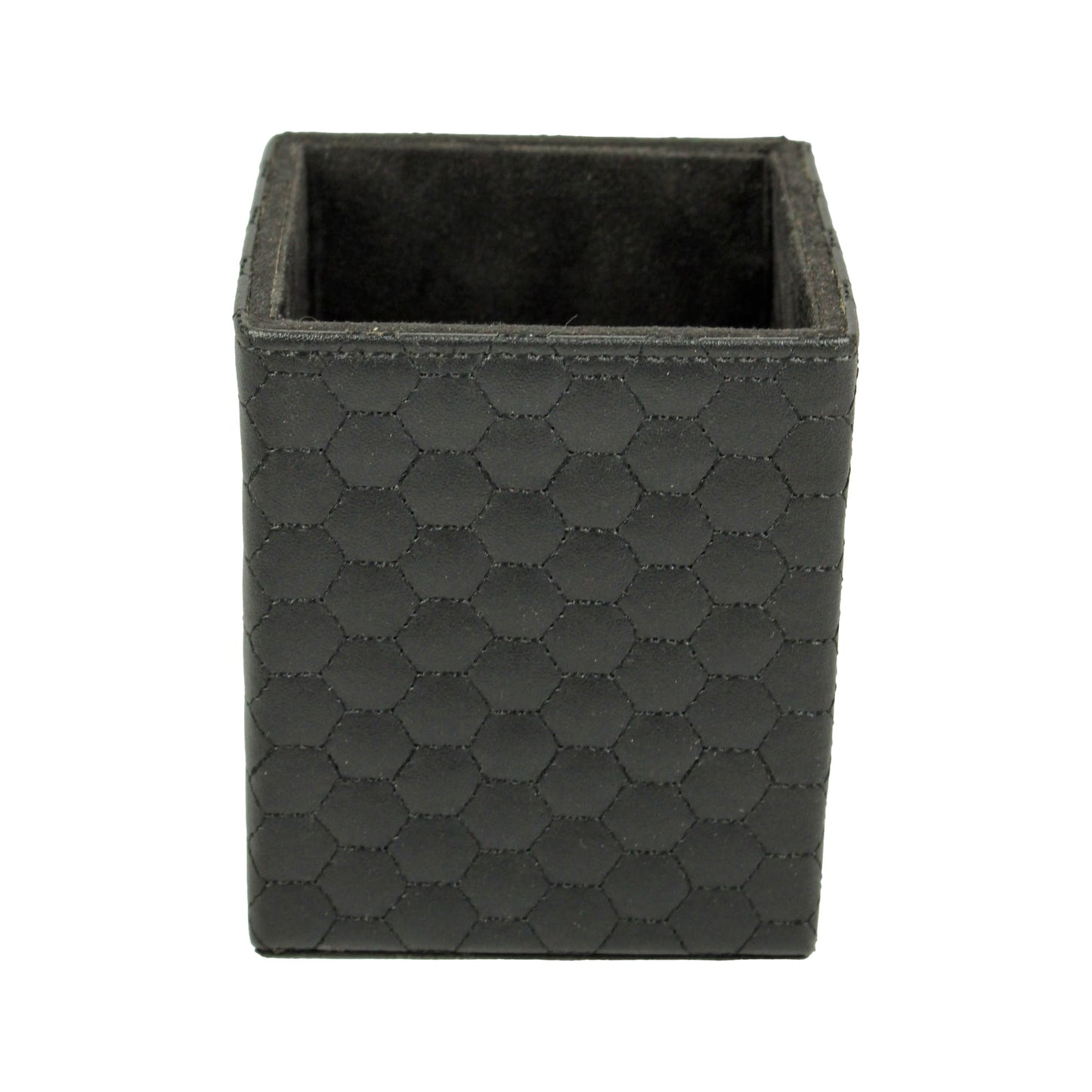 Black Leatherite Pen Holder