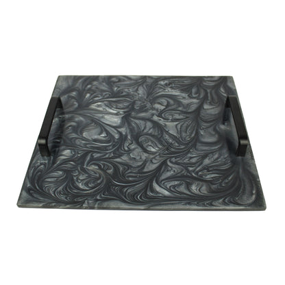 Black Resin Utility Tray