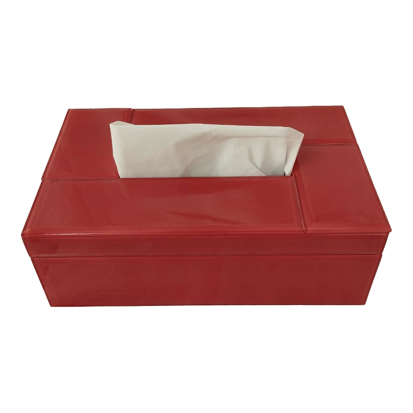 Red Color Mirror Tissue Box for Valentine's Day TH-4492