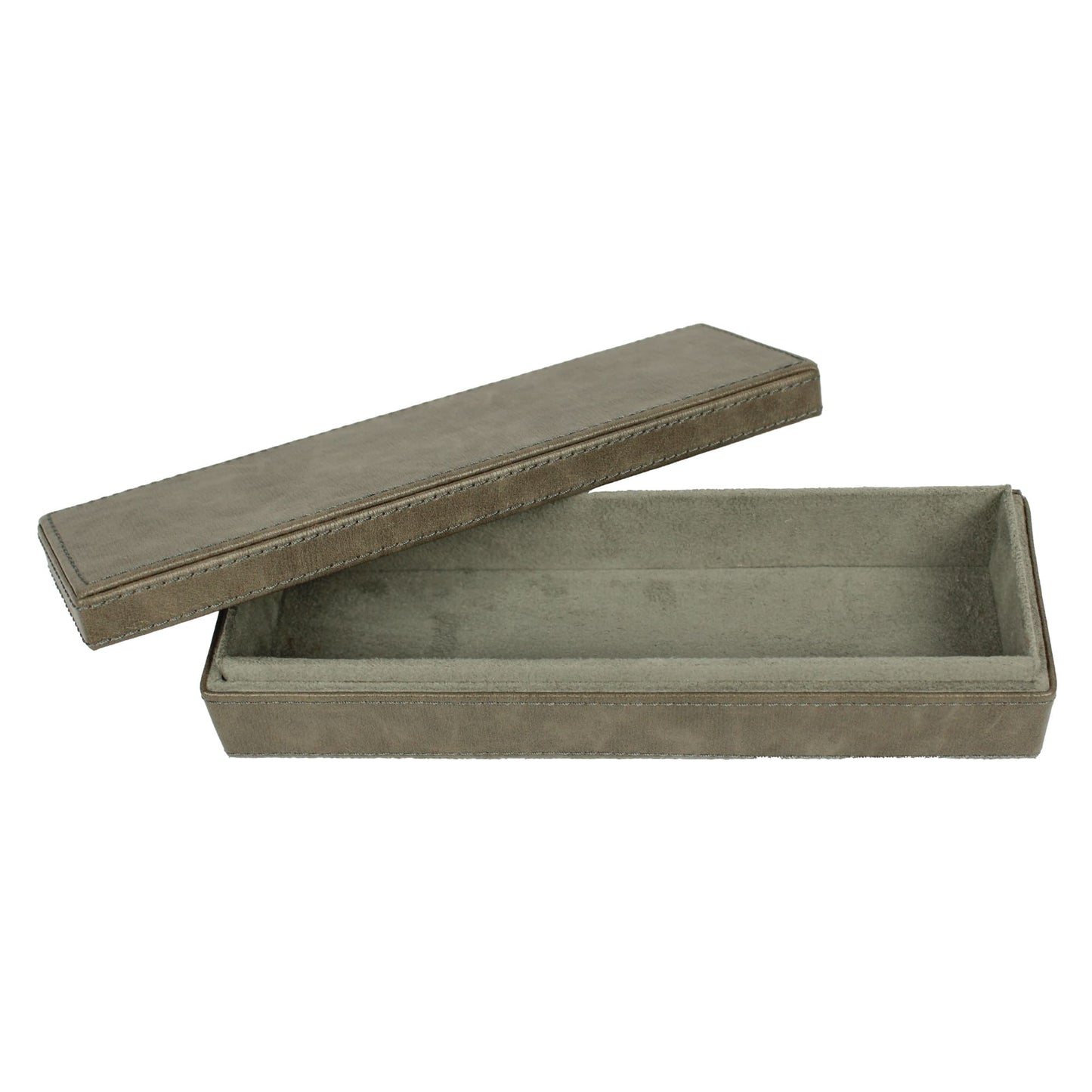 Grey Leatherite Pen Box