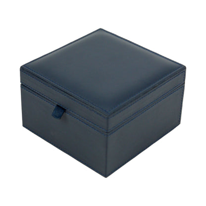 Blue Leatherite Storage Box